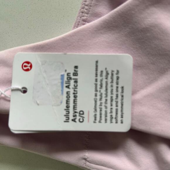 Lululemon Align Asymmetrical Bra 8 + VS Pastel Ombre Leggings XS Set - Picture 5 of 7